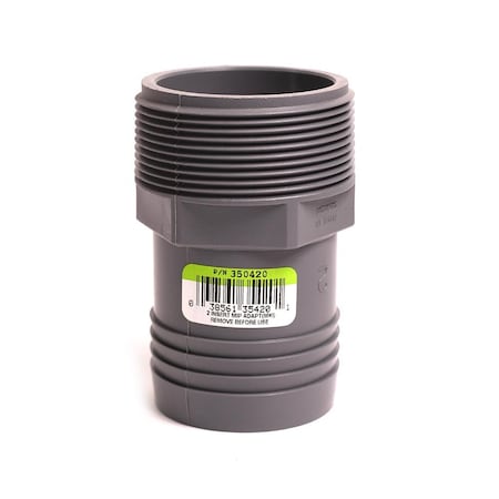 Thrifco Plumbing 2 Inch INSERT MALE ADAPTER 6521006